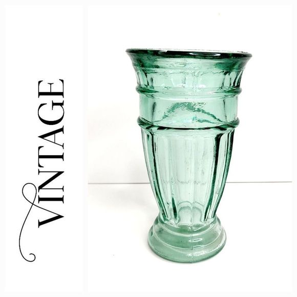 Vintage milkshake glass